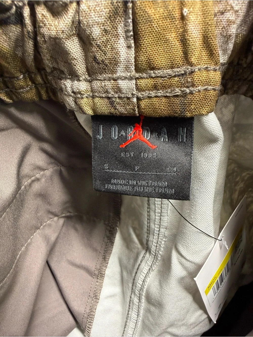 Air Jordan Brooklyn Woven Camo Realtree Pants Men’s S HV0642-222 Retail$100 NWT